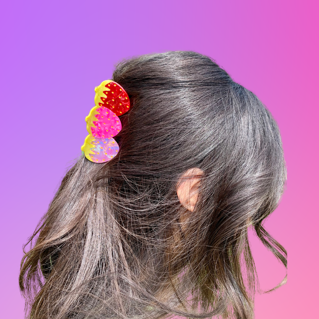 Very Berry Acetate Hair Claw Quirks!