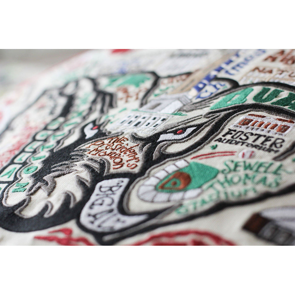 Alabama, University of Collegiate Hand-Embroidered Pillow Quirks!