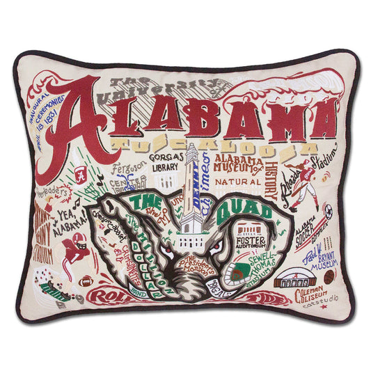 Alabama, University of Collegiate Hand-Embroidered Pillow Quirks!
