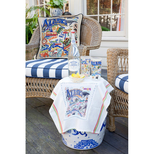 Alaska Hand-Embroidered Pillow Quirks!