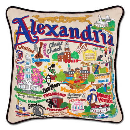 Alexandria Hand-Embroidered Pillow Quirks!