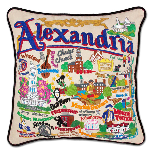 Alexandria Hand-Embroidered Pillow Quirks!