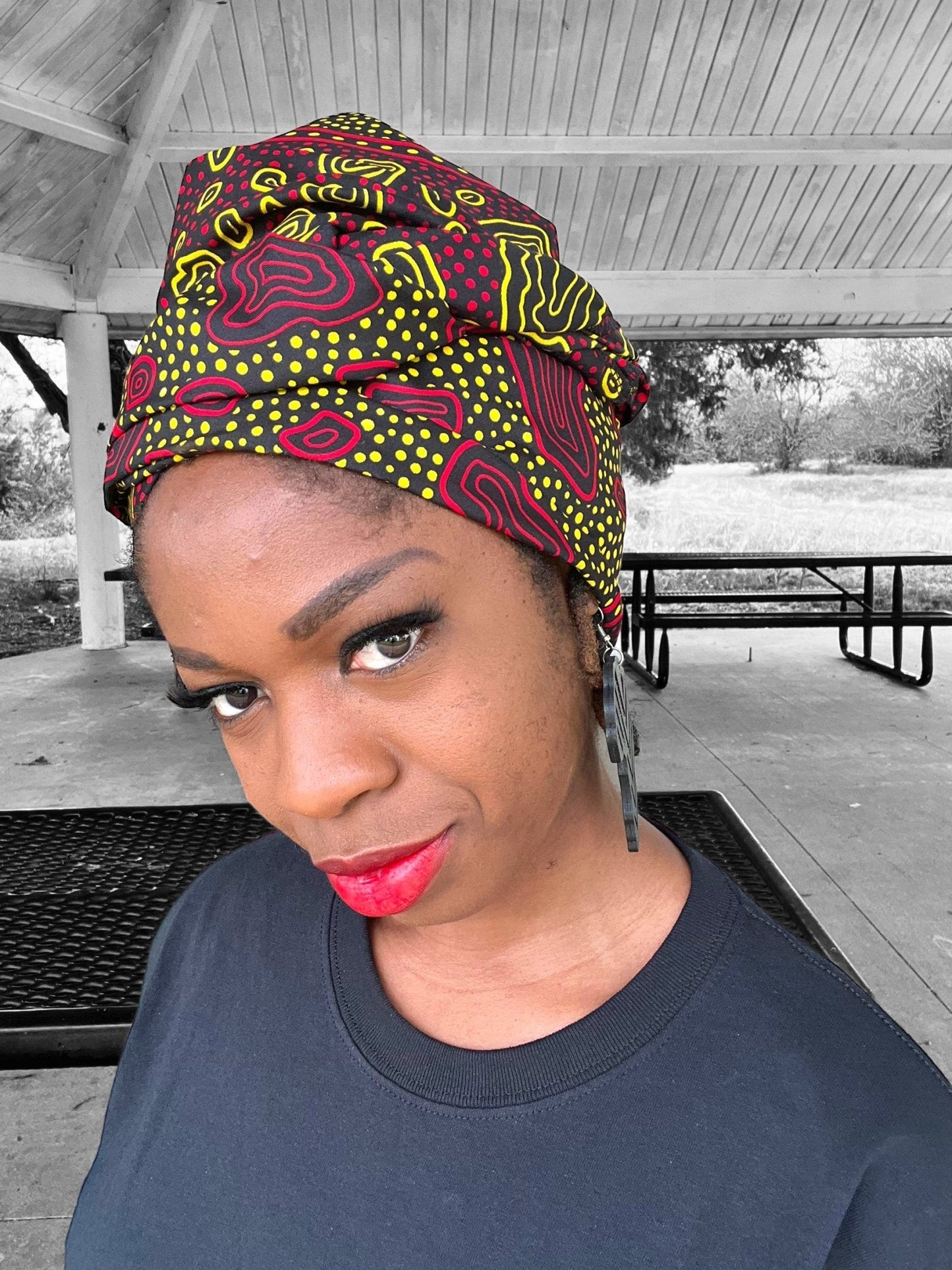 Ankara Purse and Head Wrap - Creative Freedom Collective