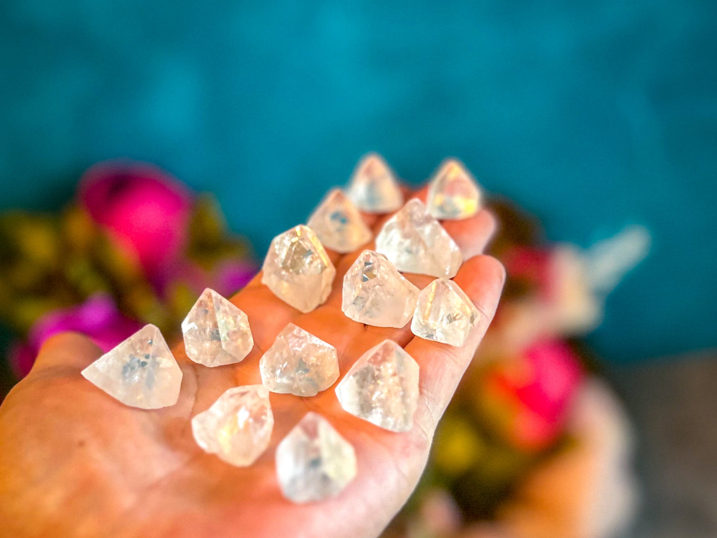 Apophyllite Pyramids, Apophyllite points, Raw apophyllite Tips