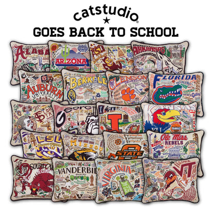 Arkansas, University of Collegiate Hand-Embroidered Pillow Quirks!