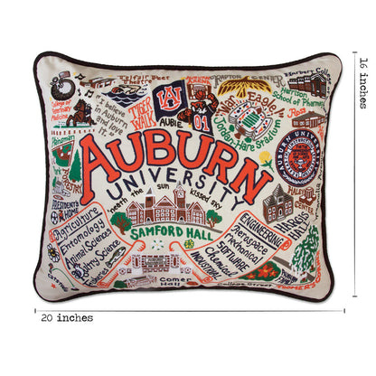 Auburn University Collegiate Hand-Embroidered Pillow Quirks!