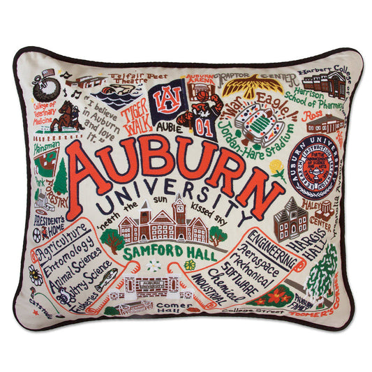 Auburn University Collegiate Hand-Embroidered Pillow Quirks!