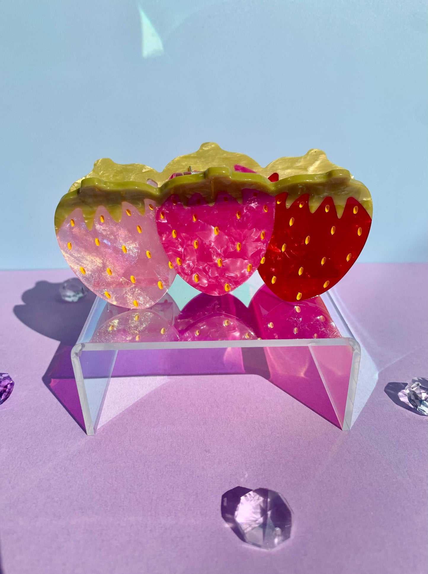 Very Berry Acetate Hair Claw Quirks!