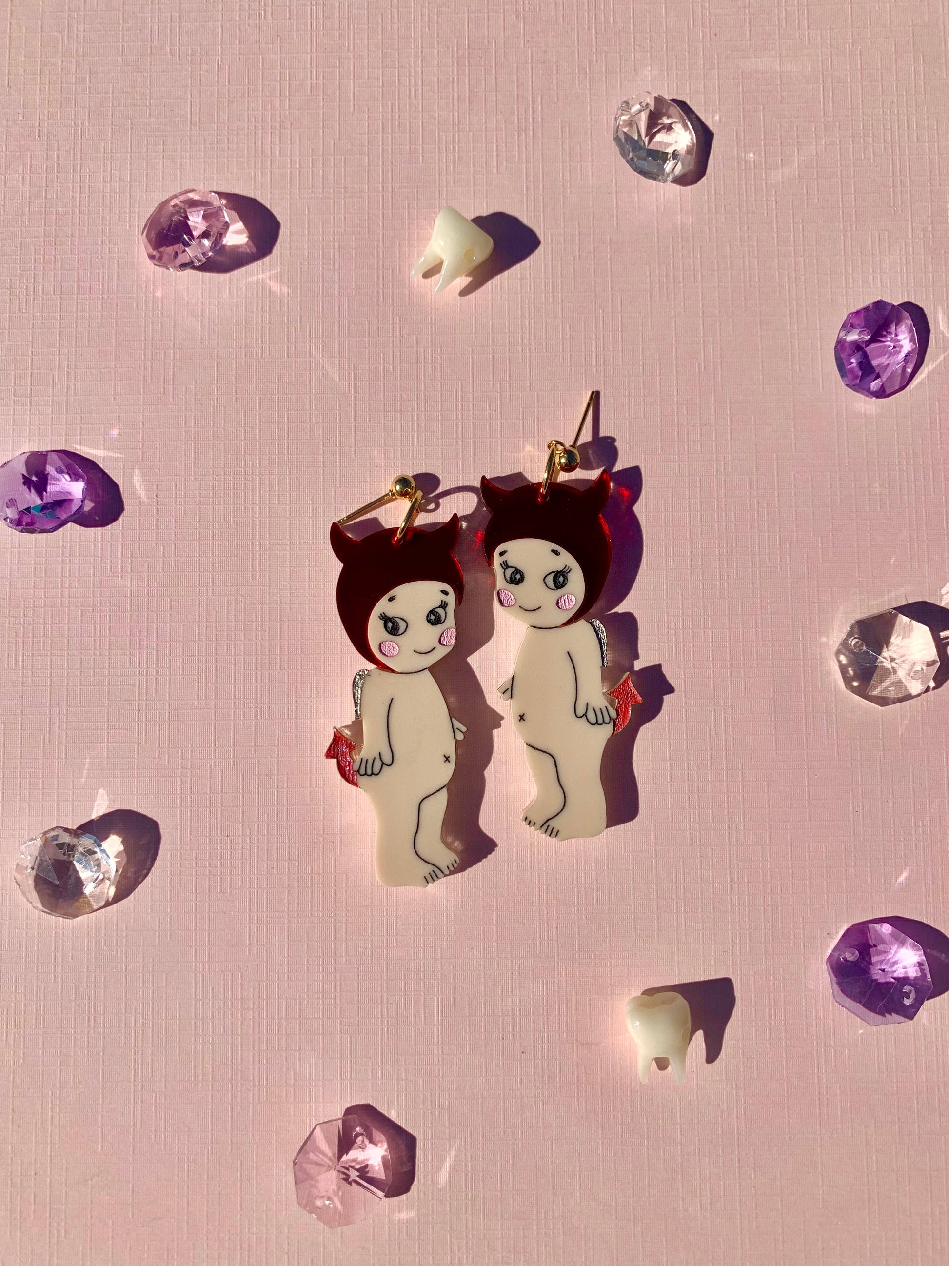 Not So Sonny Angel Acrylic Earrings Quirks!