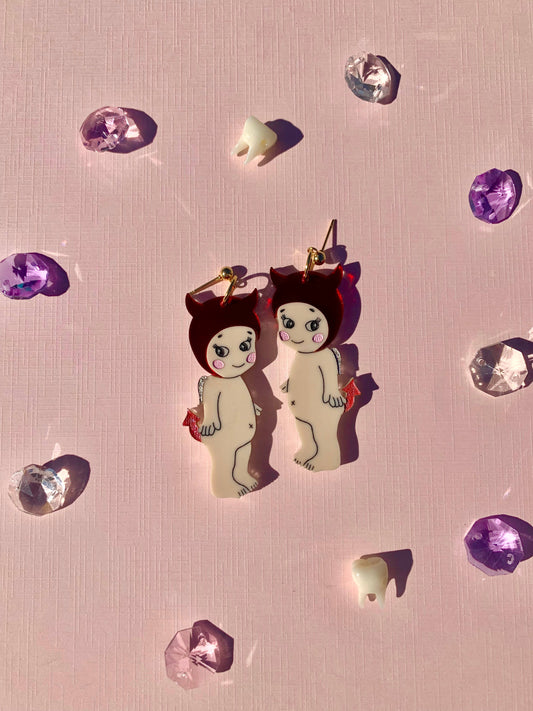 Not So Sonny Angel Acrylic Earrings Quirks!