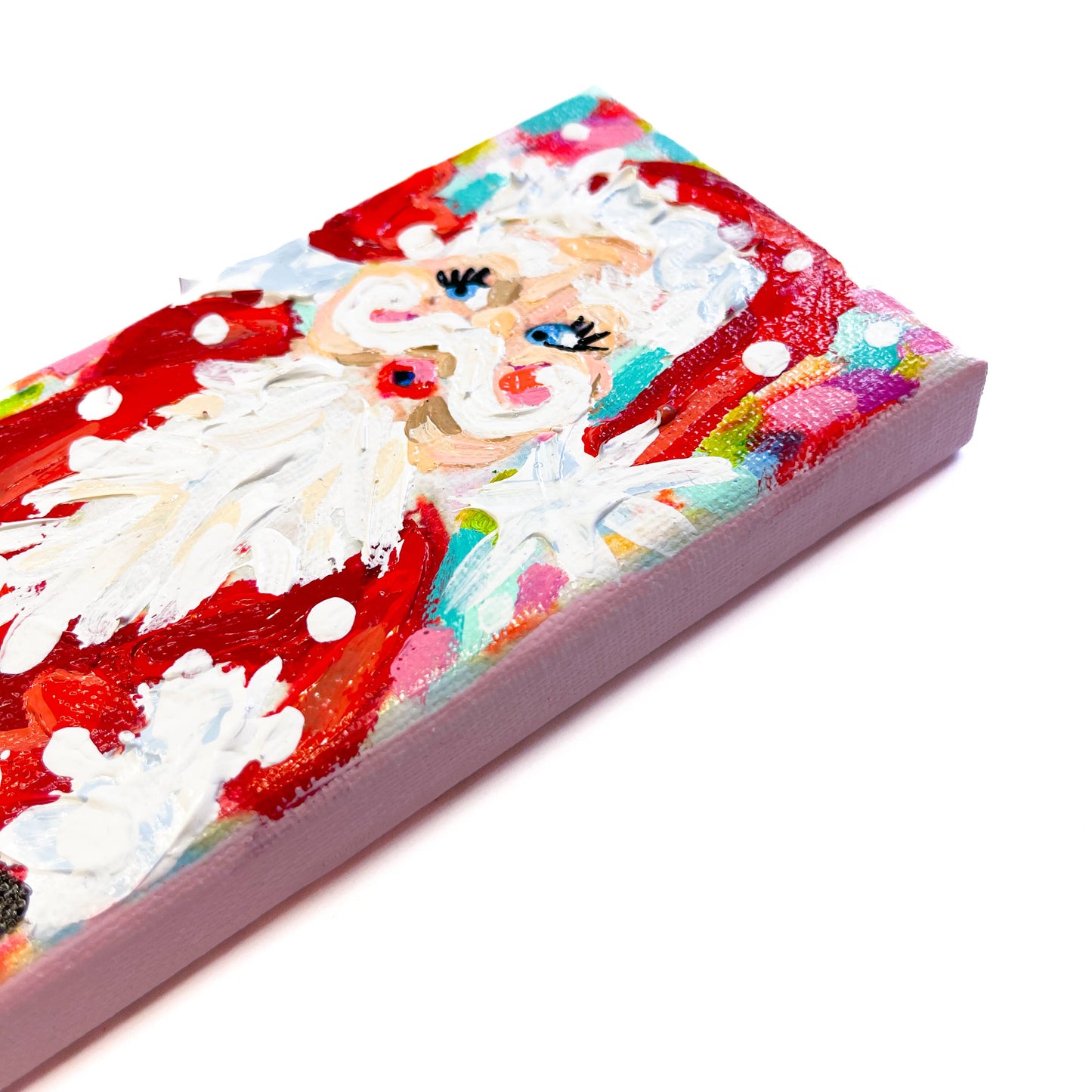 Red Velvet Vintage Santa Original Painting Quirks!