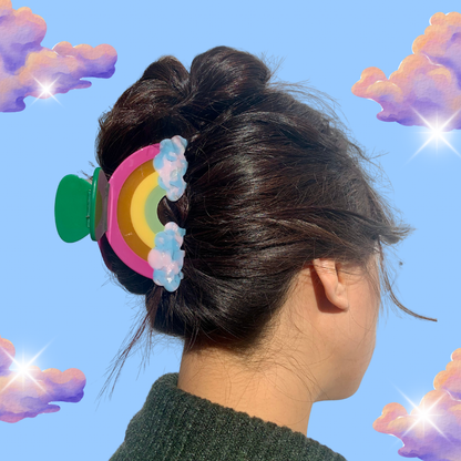 Rainbow Acetate Hair Claw Quirks!