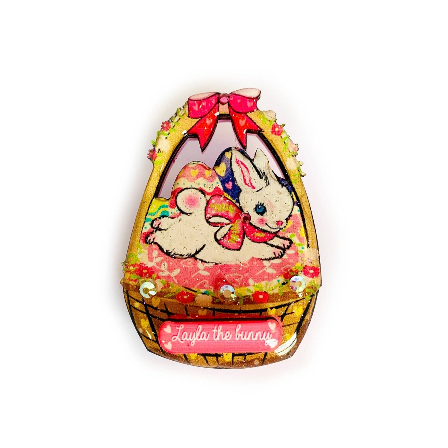 Layla's Easter Basket Brooch