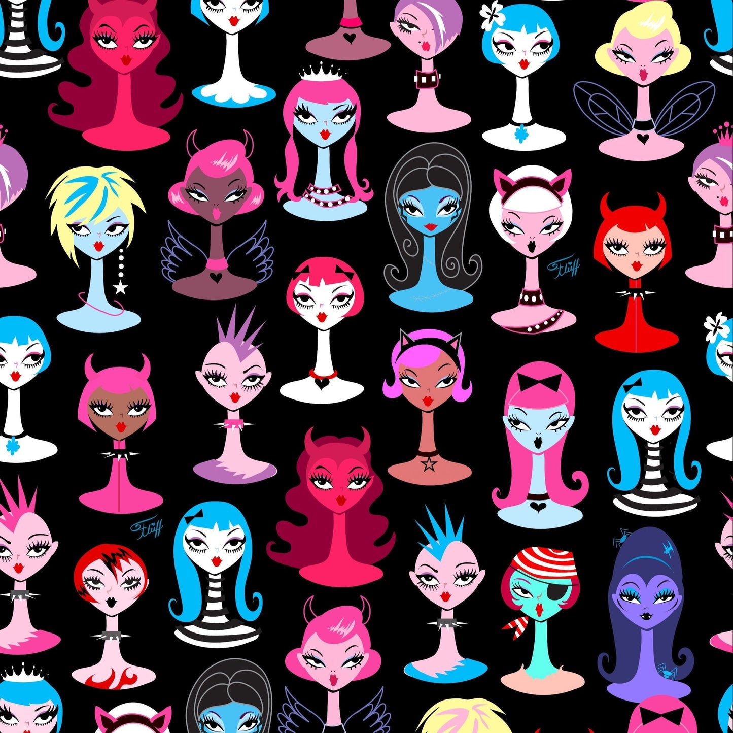 Goth Dolls Leggings by Miss Fluff x Lipstick & Chrome TC2 Quirks!