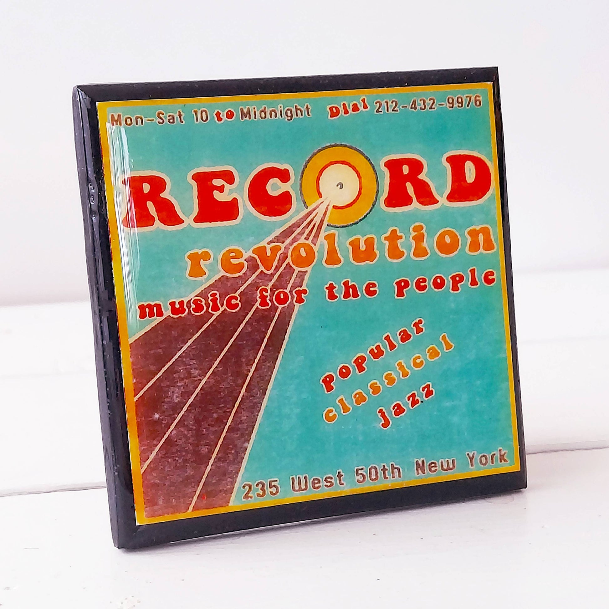 Classic Record Shop Drink Coaster Set Quirks!
