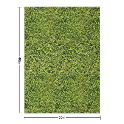 Green Grass Throw Blanket