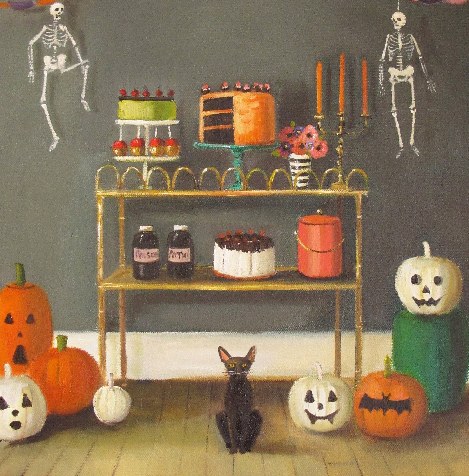 At Midnight Art Print - 8.5 X 11 Quirks!