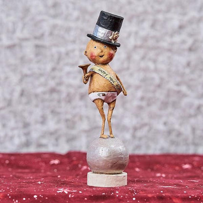 UNBOXED Baby New Year Figurine by Lori Mitchell RETIRED Quirks!