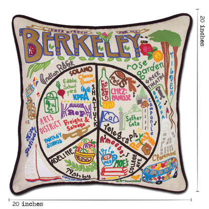 Berkeley Hand-Embroidered Pillow