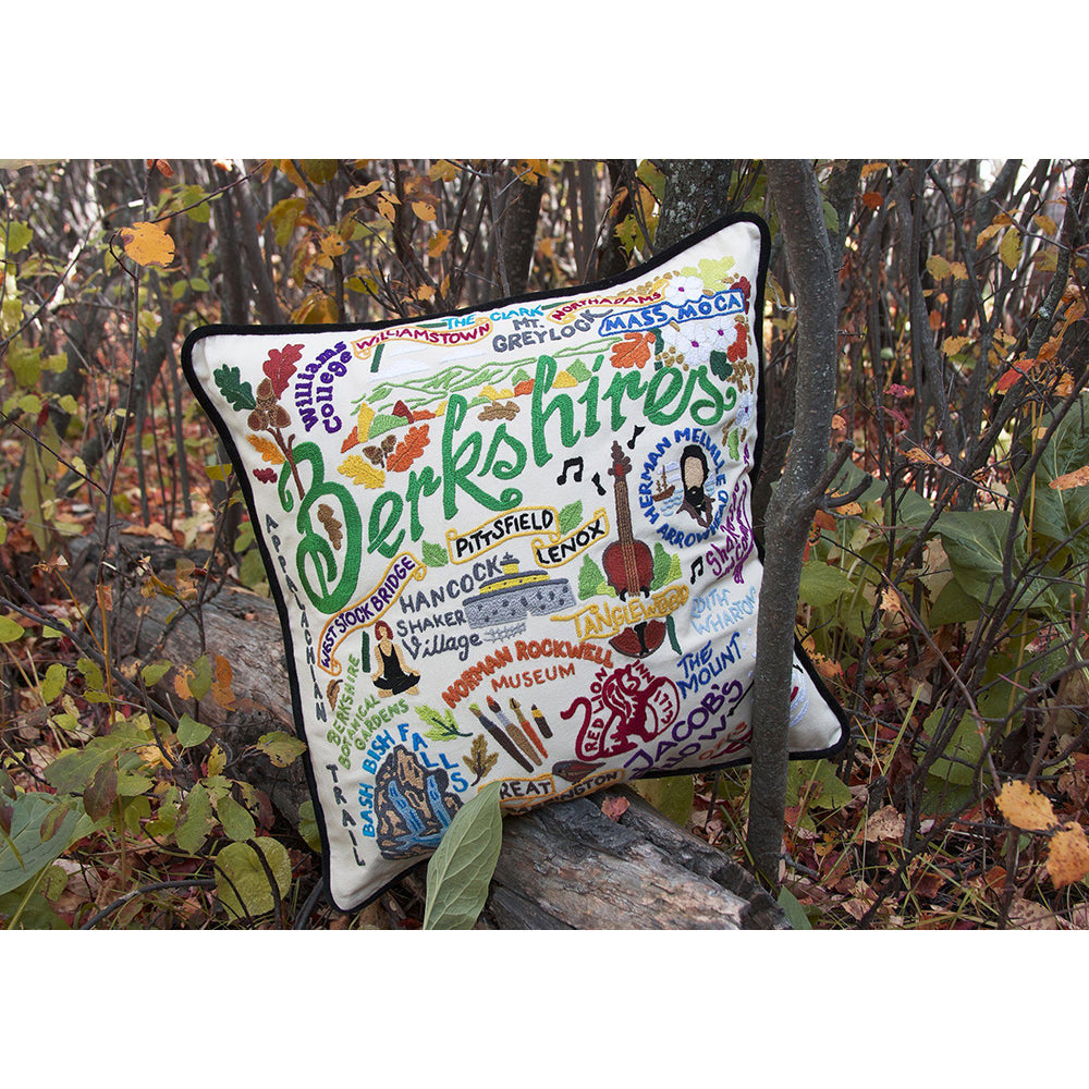 Berkshires Hand-Embroidered Pillow Quirks!