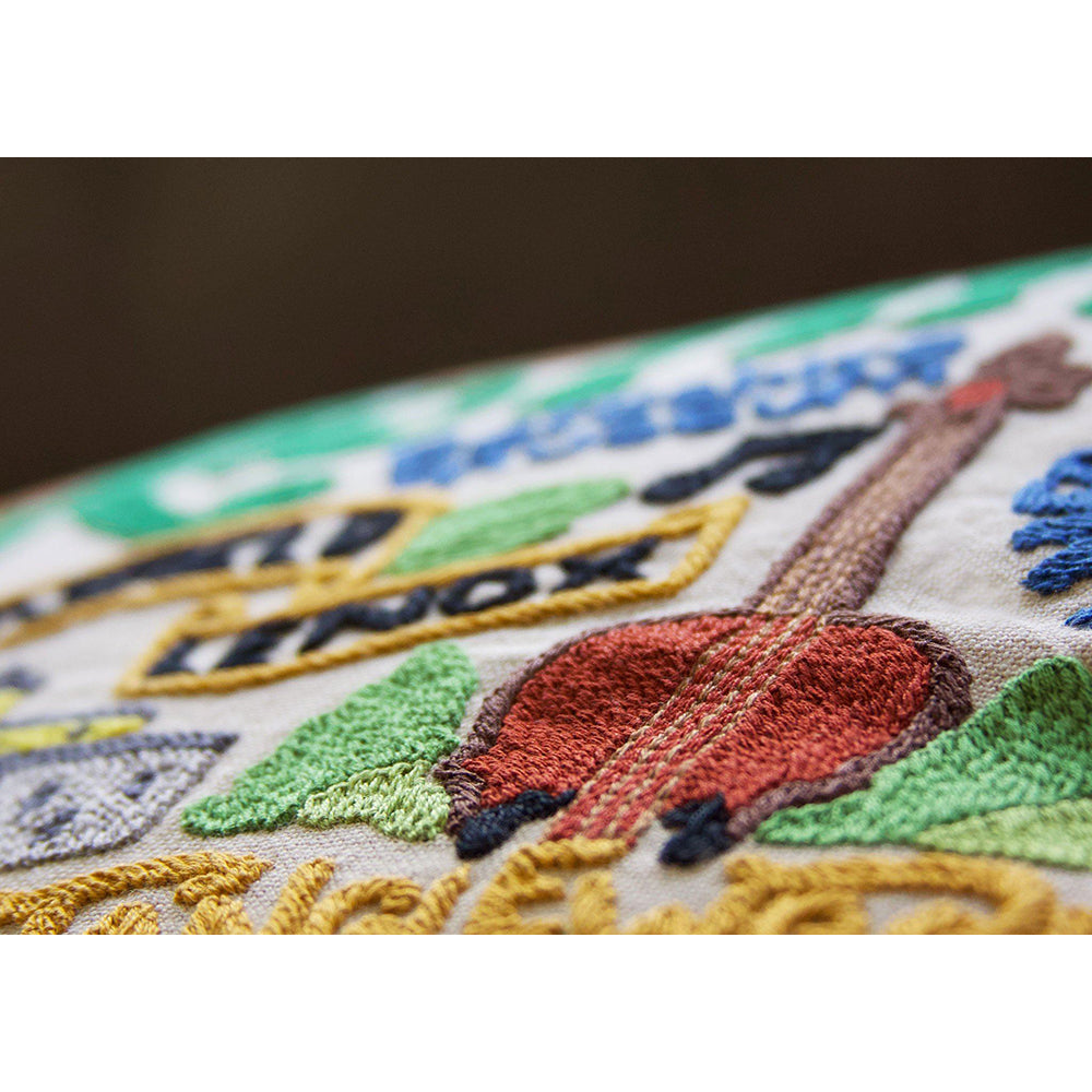 Berkshires Hand-Embroidered Pillow Quirks!