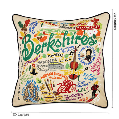 Berkshires Hand-Embroidered Pillow Quirks!