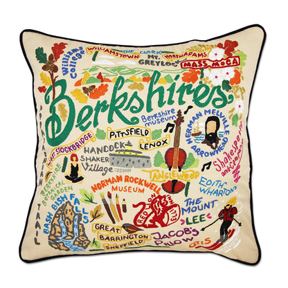 Berkshires Hand-Embroidered Pillow Quirks!
