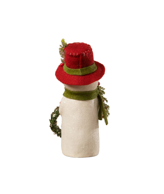 Snowman with Wreath by Bethany Lowe