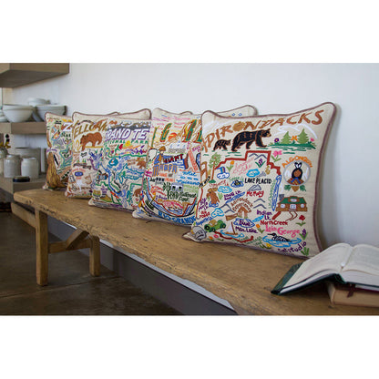 Big Bend Hand-Embroidered Pillow Quirks!
