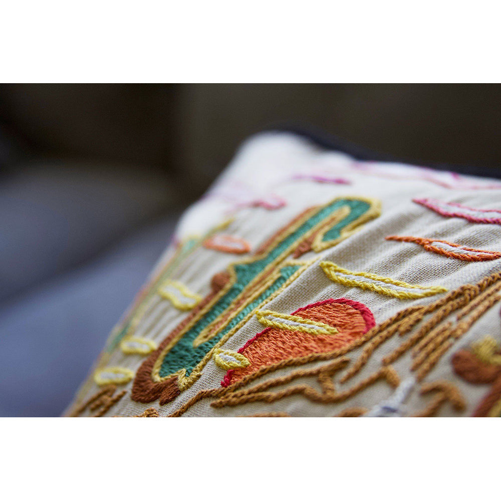 Big Bend Hand-Embroidered Pillow Quirks!