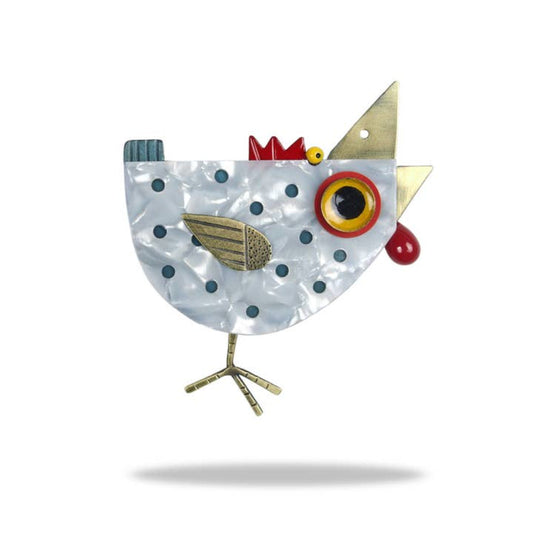Big Chicken Brooch by Chickenscratch Quirks!