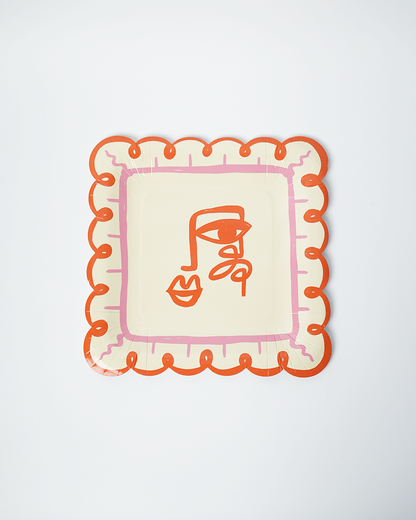 Art Party Dinner Plates (x 12) POP party supplies
