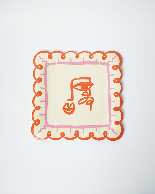 Art Party Dinner Plates (x 12) POP party supplies