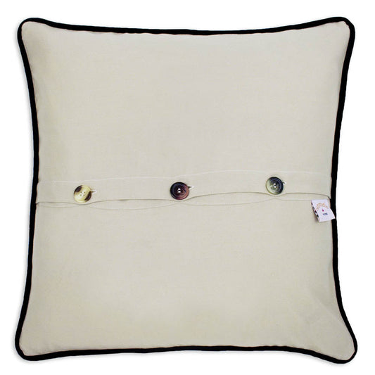 Birmingham Embroidered Pillow by CatStudio Quirks!
