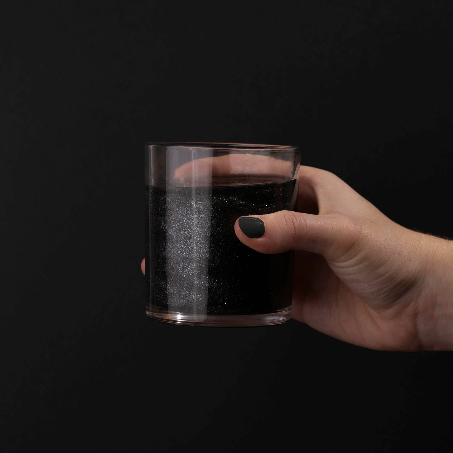 Black Cotton Candy Drink Glitter Bombs Quirks!