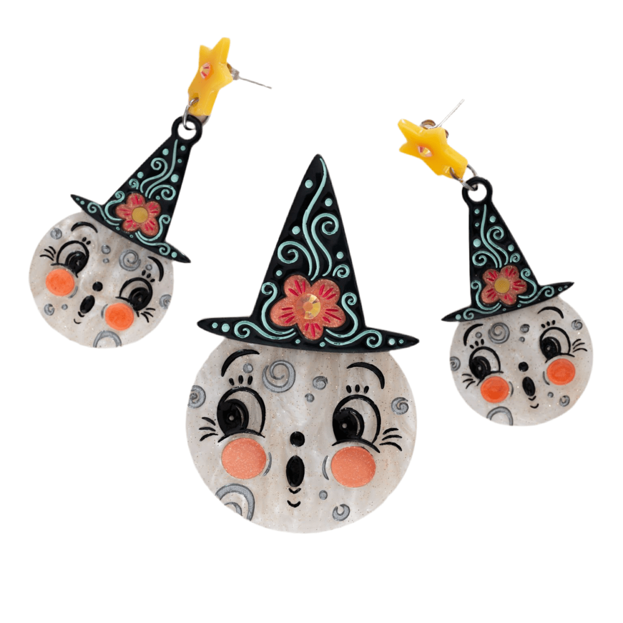 Bloomin' Luna Witch Brooch by Johanna Parker x Lipstick & Chrome
