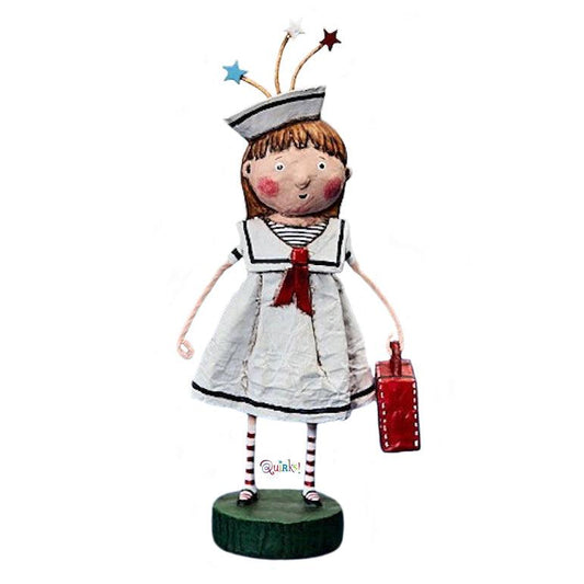 Bon Voyage Lori Mitchell Patriotic Figurine