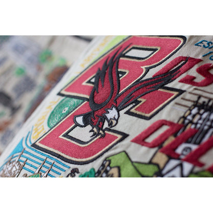 Boston College Collegiate Hand-Embroidered Pillow Quirks!