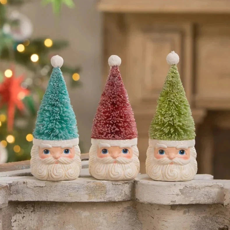 Bottle Brush Santa Red Ornament by Bethany Lowe Designs Quirks!