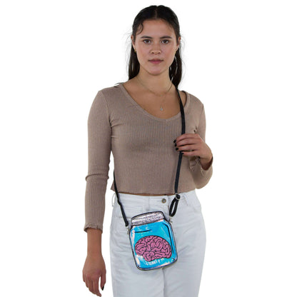 Brainzzzz • Brain in a Jar 🧠 Crossbody Bag