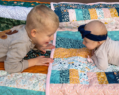 Bricks and Beams Quilt Kit - Timberline - Creative Freedom Collective