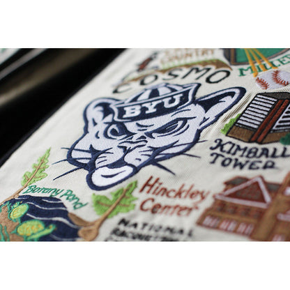 Brigham Young University (BYU) Collegiate Hand-Embroidered Pillow Quirks!