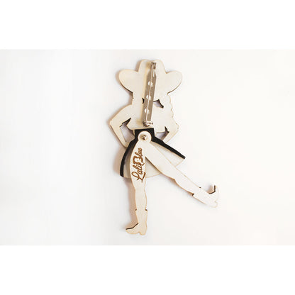 Country girl dancing Brooch by Laliblue