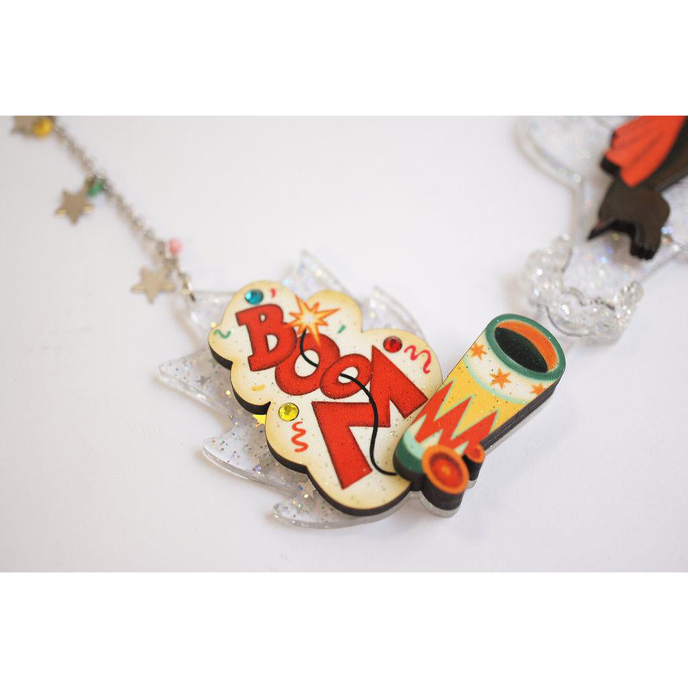 Bullet Dachshund Necklace and Brooch by Laliblue