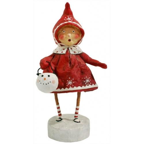 UNBOXED Bundled Up Brenna Winter Lori Mitchell Collectible Figurine - RETIRED Quirks!