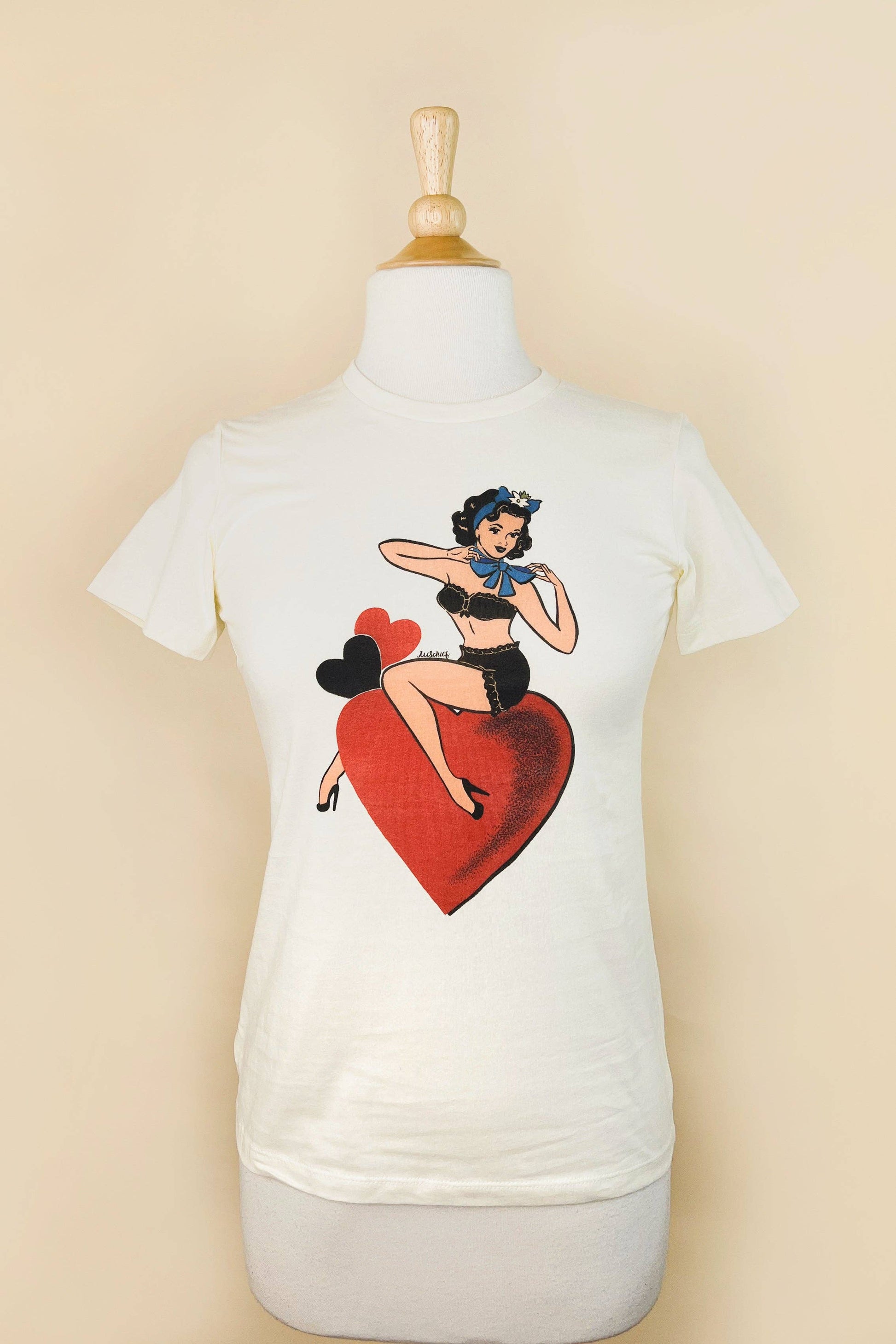 All My Love Fitted Tee in Ivory Quirks!