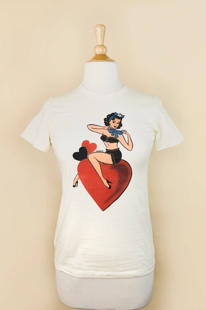 All My Love Fitted Tee in Ivory Quirks!