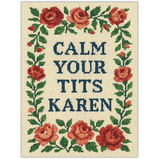 "Calm Your Tits Karen" Sticker