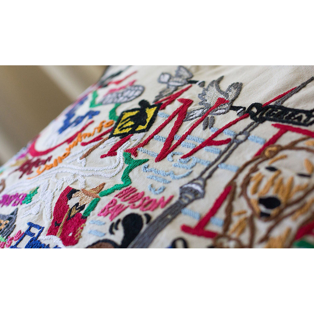 Canada Hand-Embroidered Pillow Quirks!