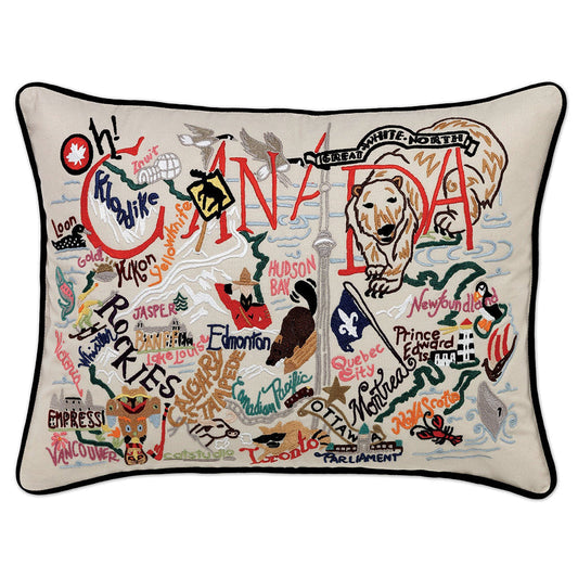 Canada Hand-Embroidered Pillow Quirks!